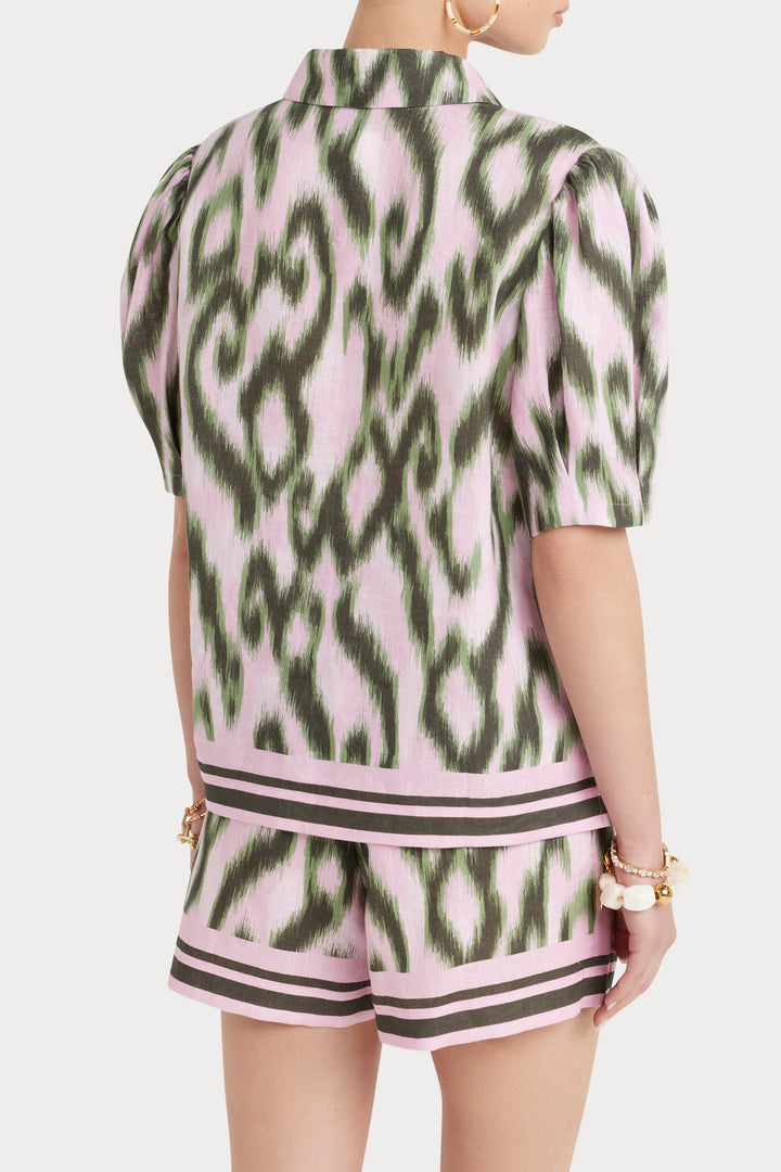 Husk Coral Top - Print