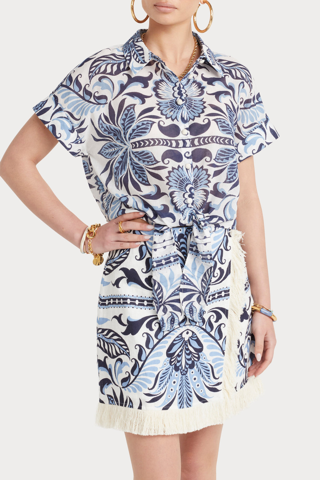 Husk Thalassa Top - Print