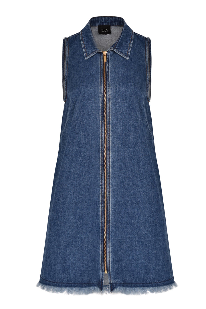 Husk Serafina Tunic - Mid Blue