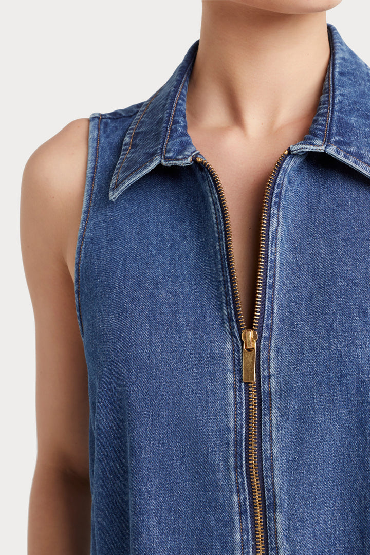 Husk Serafina Tunic - Mid Blue