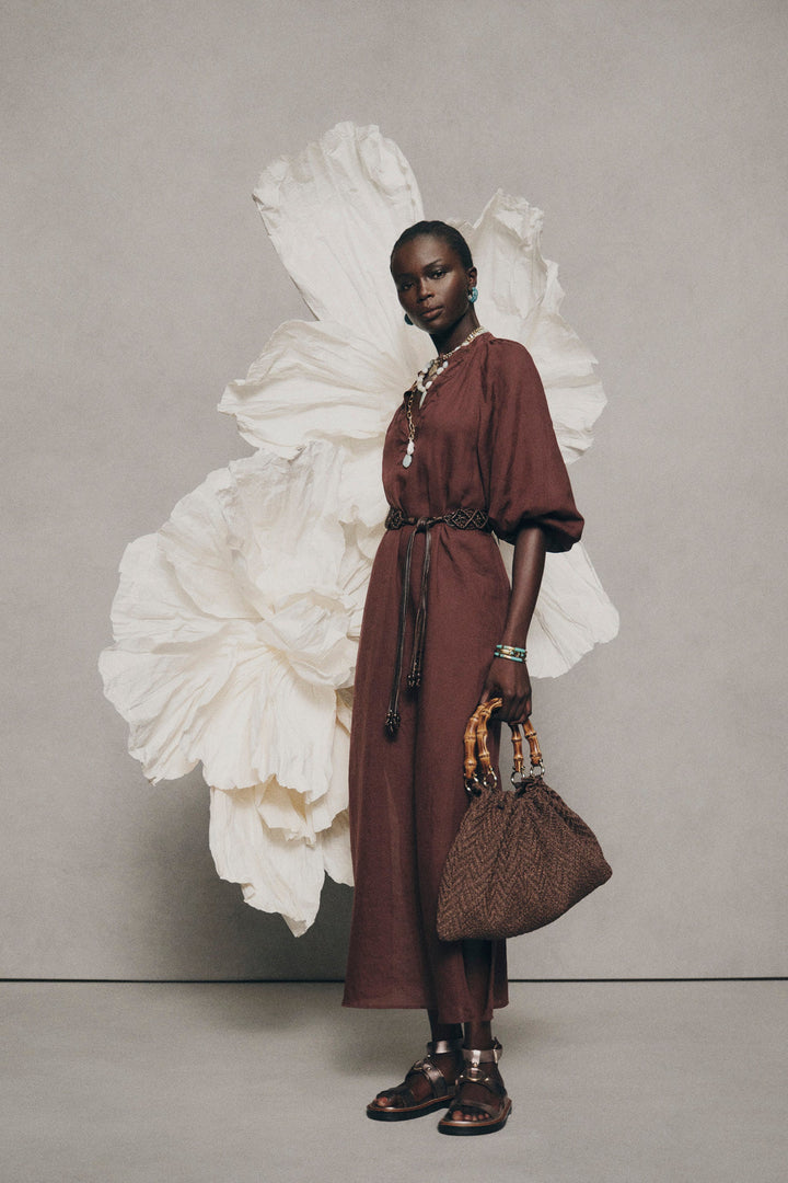 Husk Daphni Kaftan - Chocolate