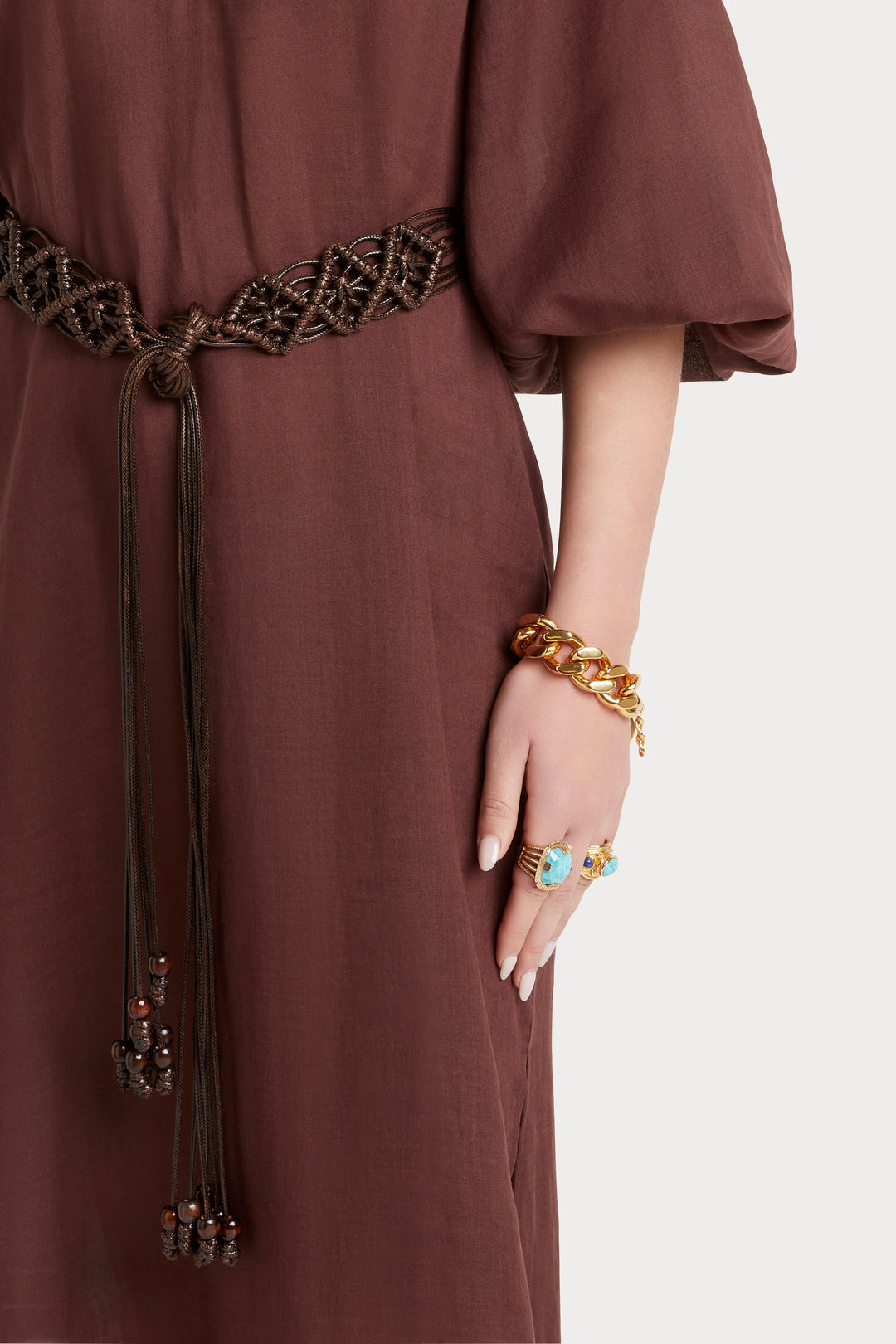 Husk Daphni Kaftan - Chocolate