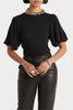 Husk Puff Sleeve Knit - Black