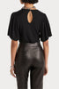 Husk Puff Sleeve Knit - Black