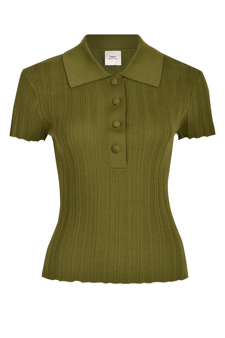 Husk Variegated Polo Knit