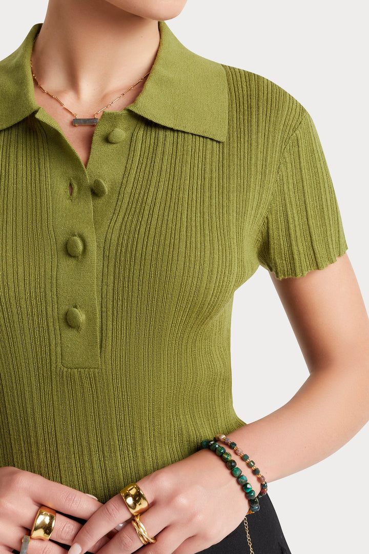 Husk Variegated Polo Knit