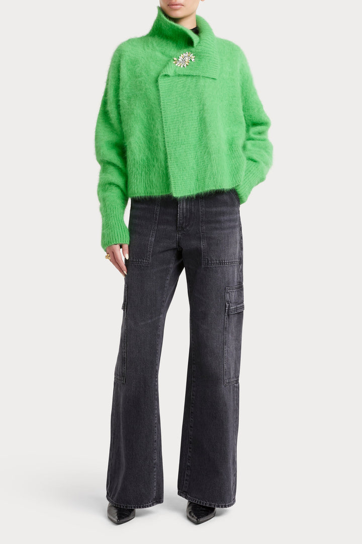 Antalya Crop Cocoon Cardigan