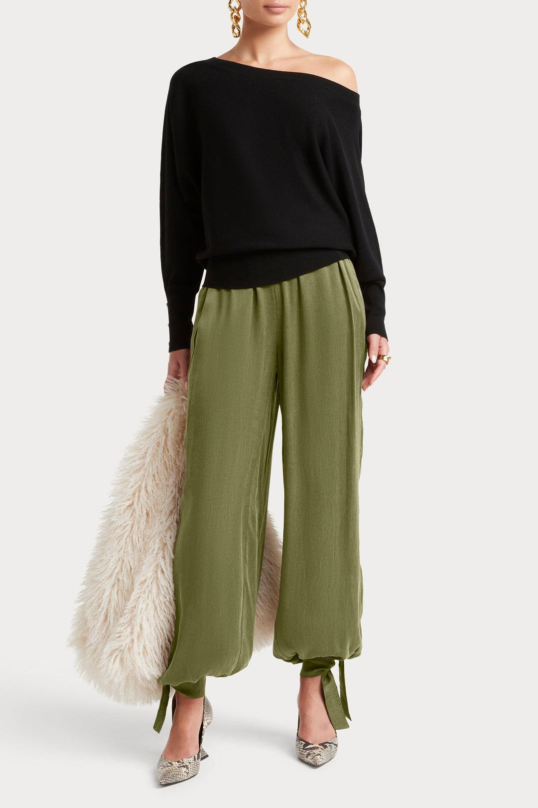 Husk Merino Off-Shoulder Knit