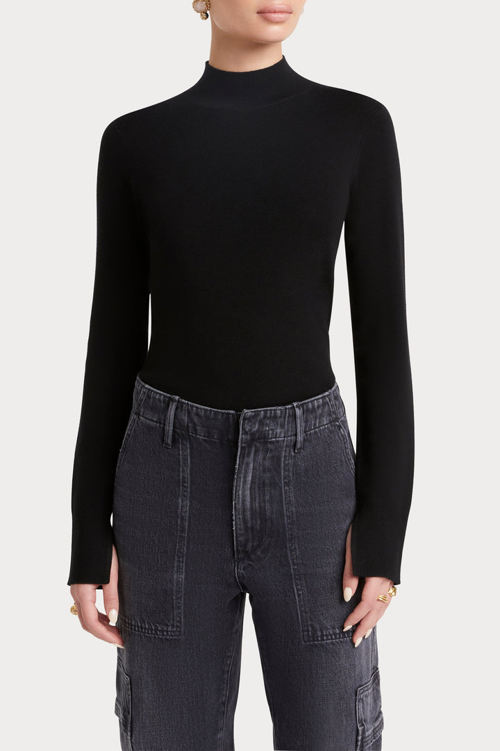 Husk Merino Mock Neck