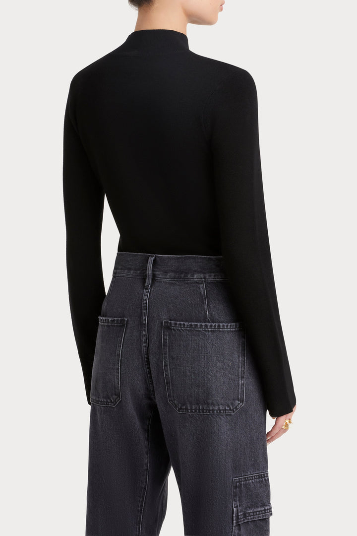 Husk Merino Mock Neck