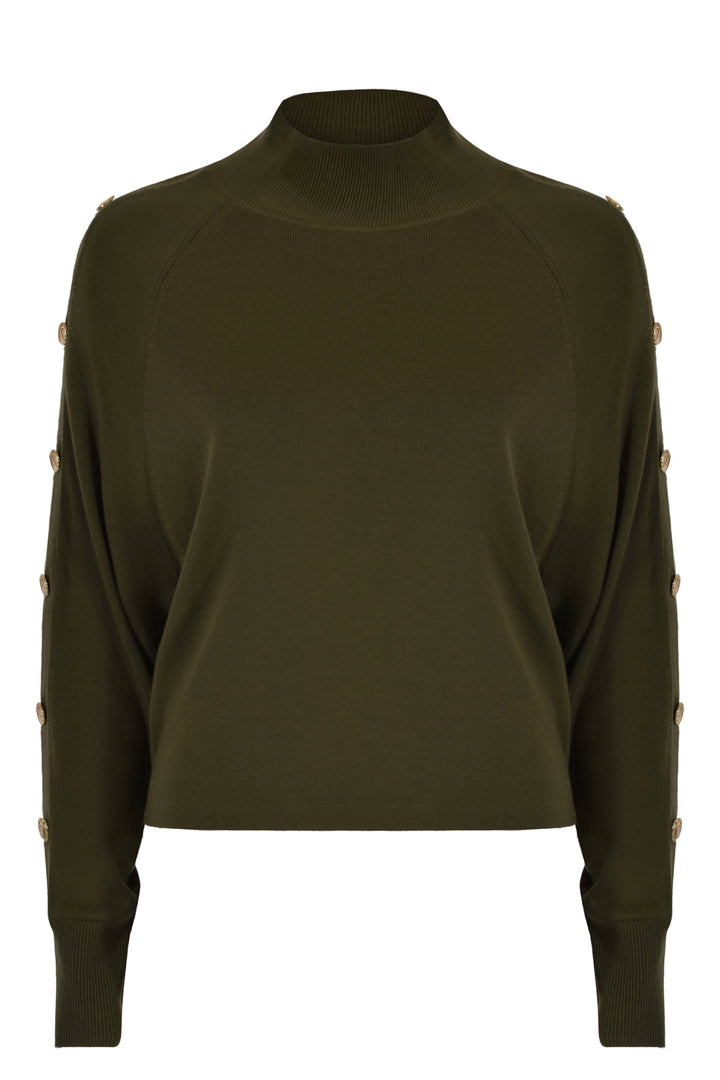 Husk Button Sleeve Knit
