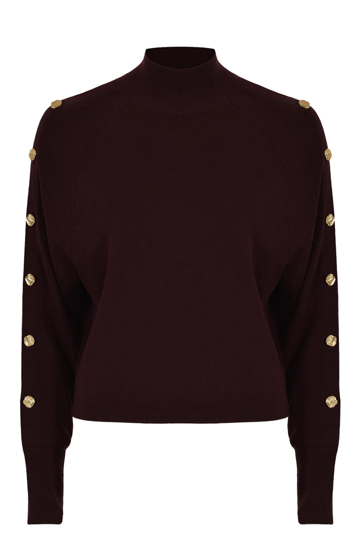 Husk Button Sleeve Knit