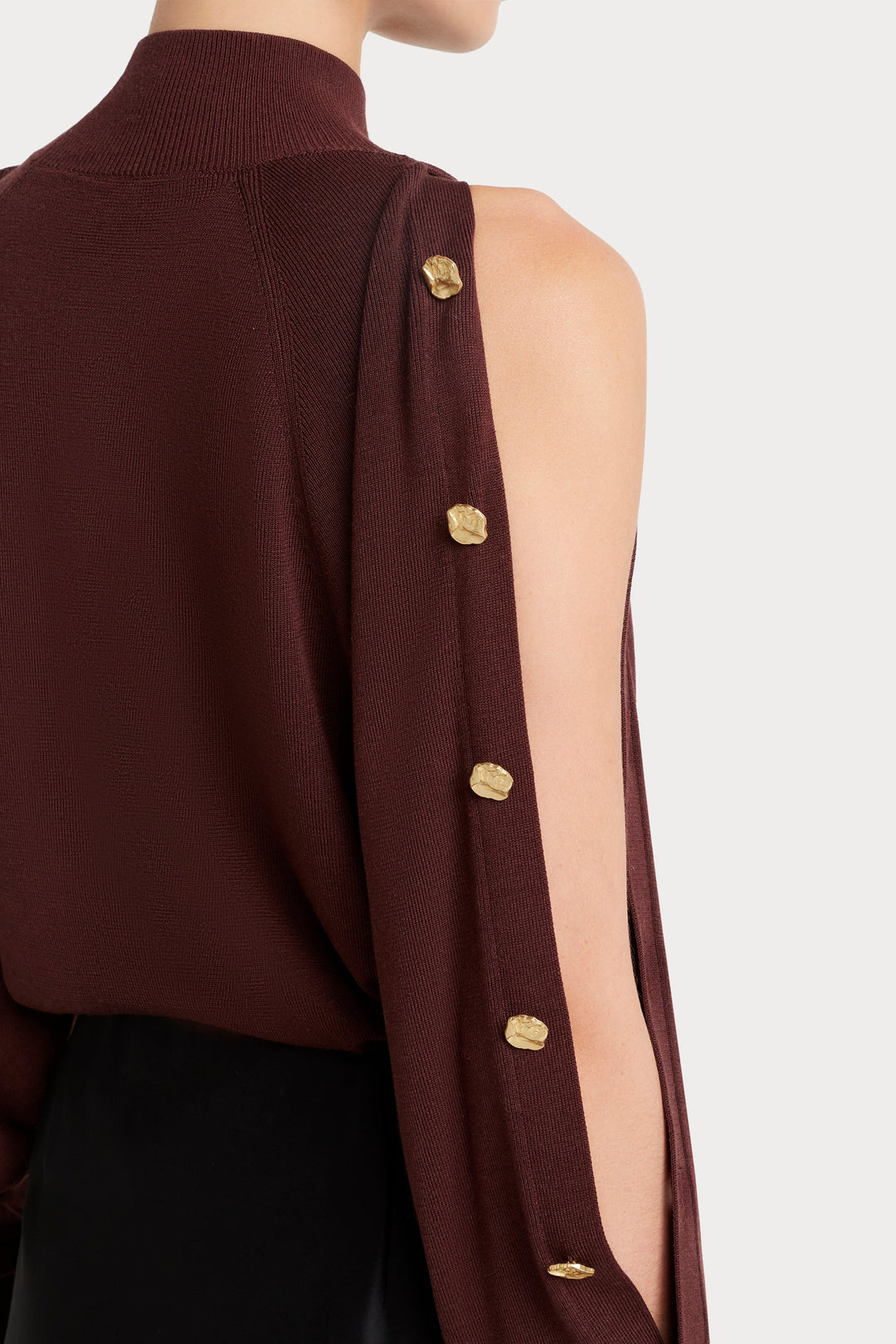 Husk Button Sleeve Knit