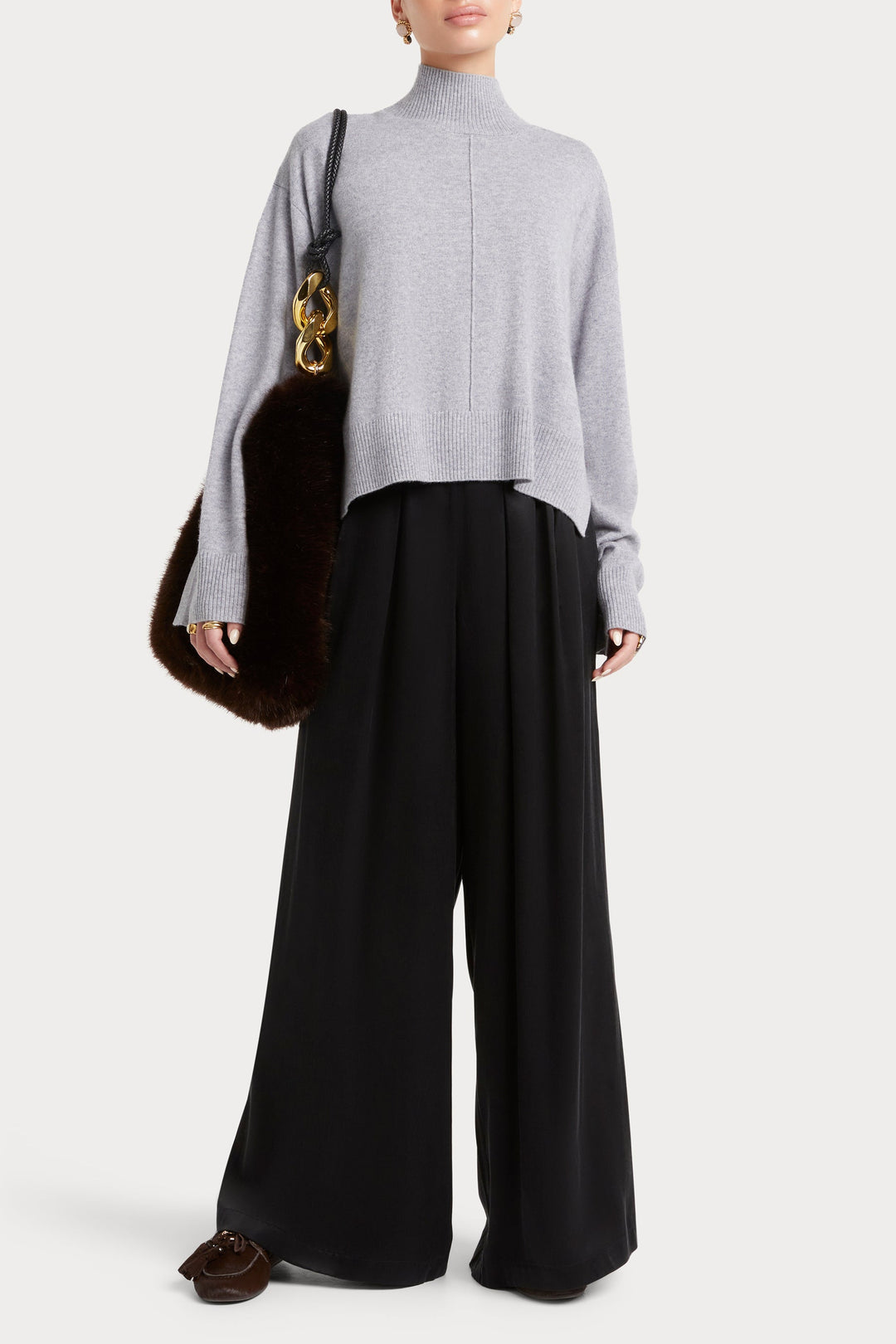 Husk Cashwool High Neck Knit