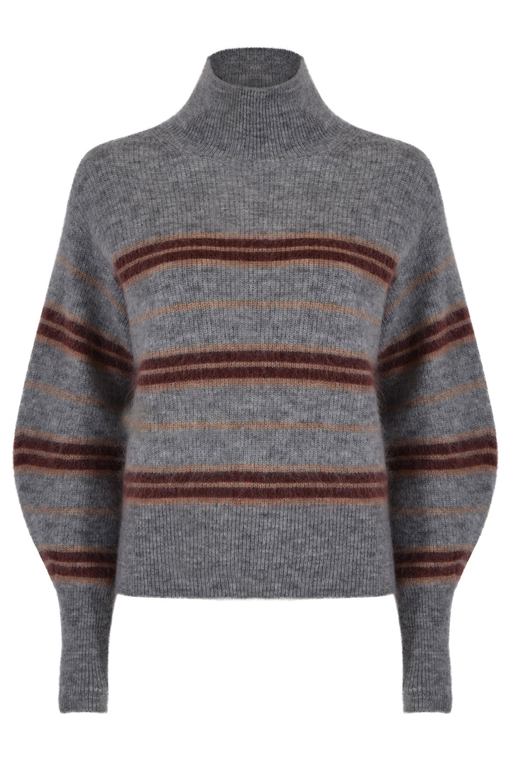 Husk Mohair Stripe Knit