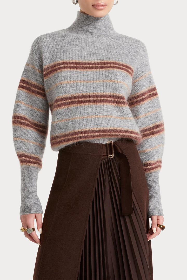 Husk Mohair Stripe Knit