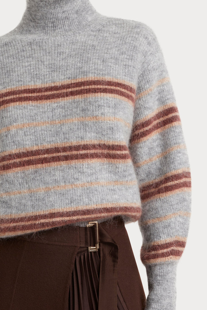 Husk Mohair Stripe Knit