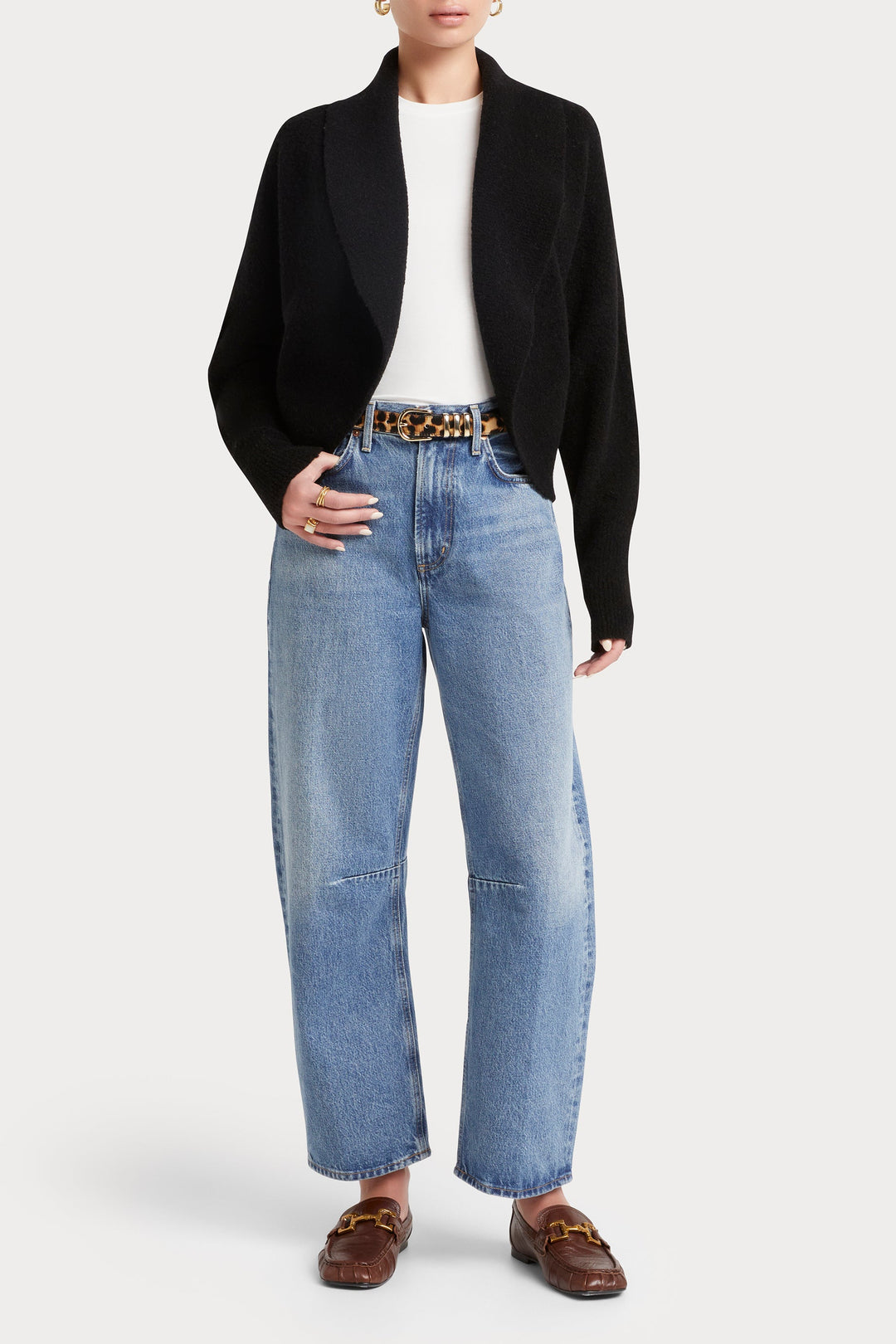 Husk Boucle Knit Cardi