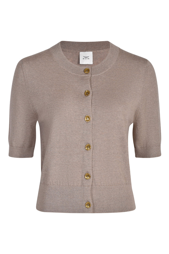 Husk Merino Elbow Slv Cardi