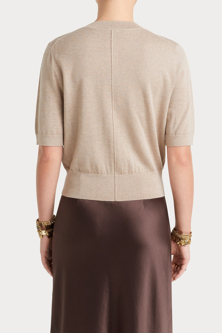 Husk Merino Elbow Slv Cardi