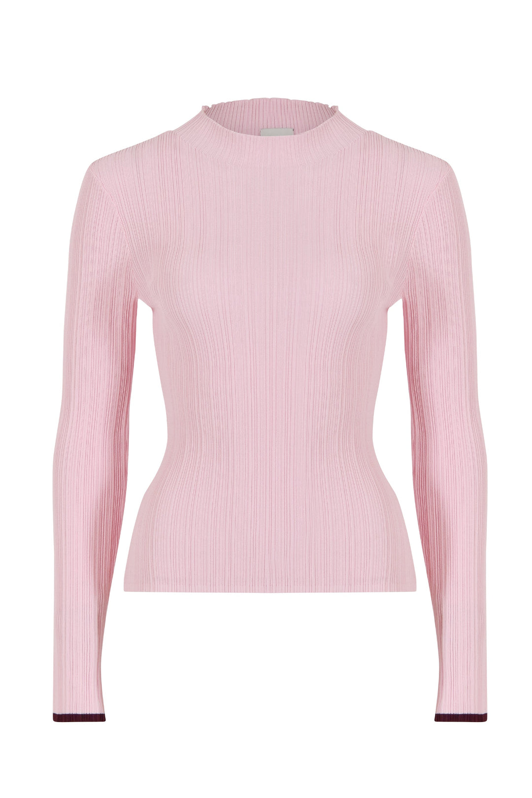Husk Contrast Tipped Rib Knit