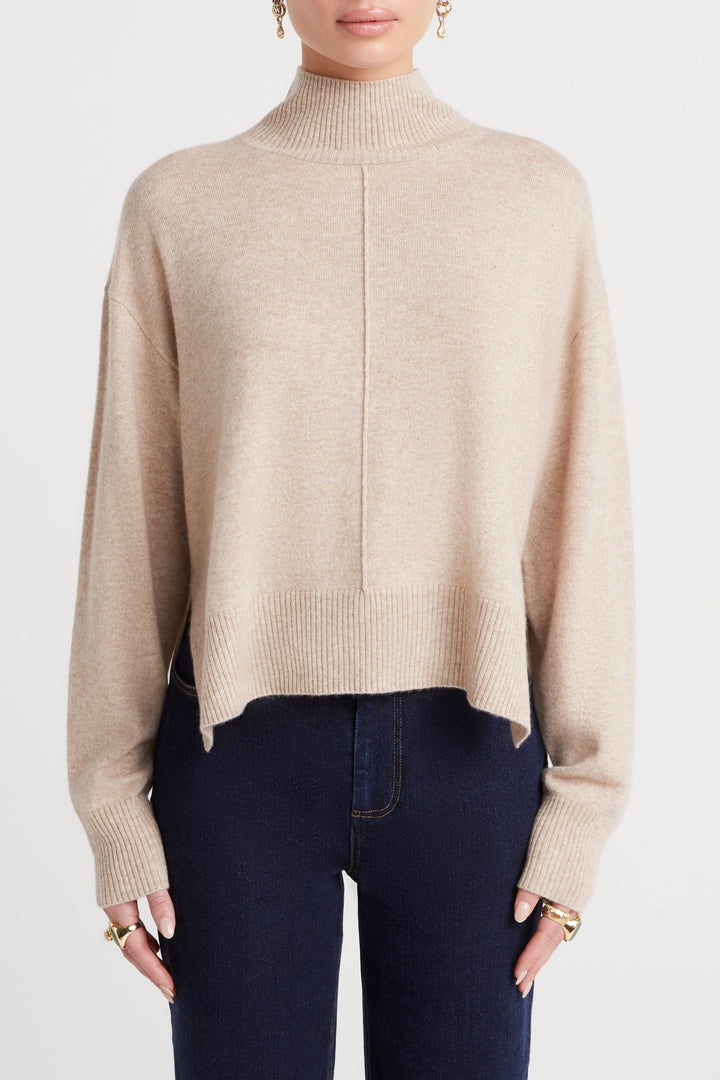 Husk Cashwool High Neck Knit