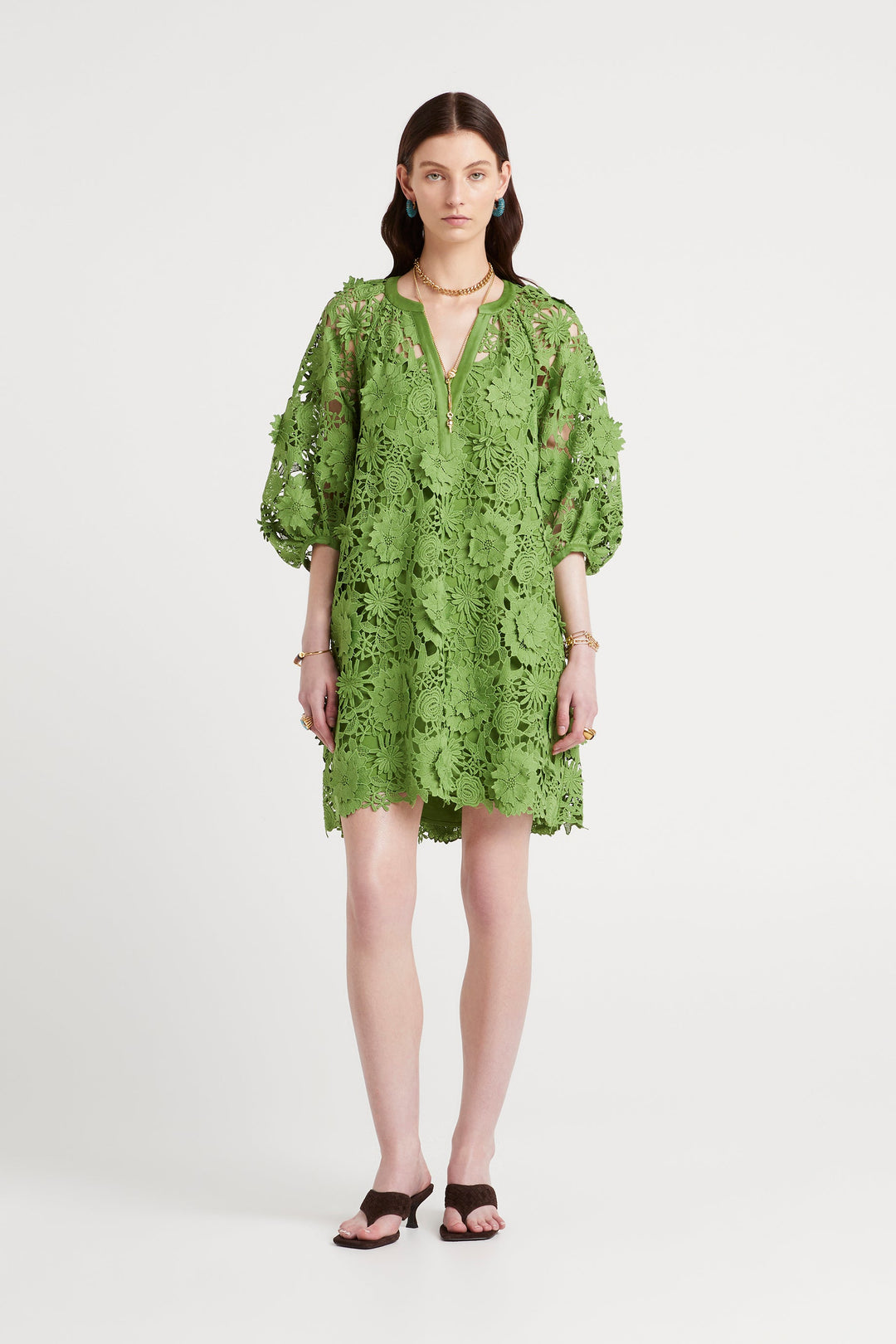 Husk Luna Mini Dress - Olive
