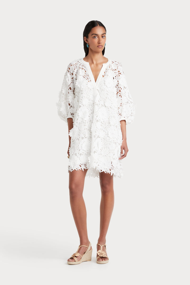 Husk Luna Mini Dress - White