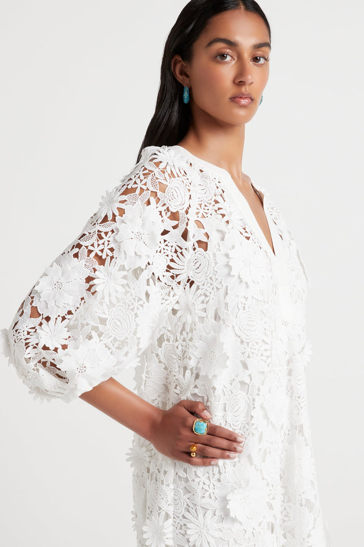 Husk Luna Mini Dress - White