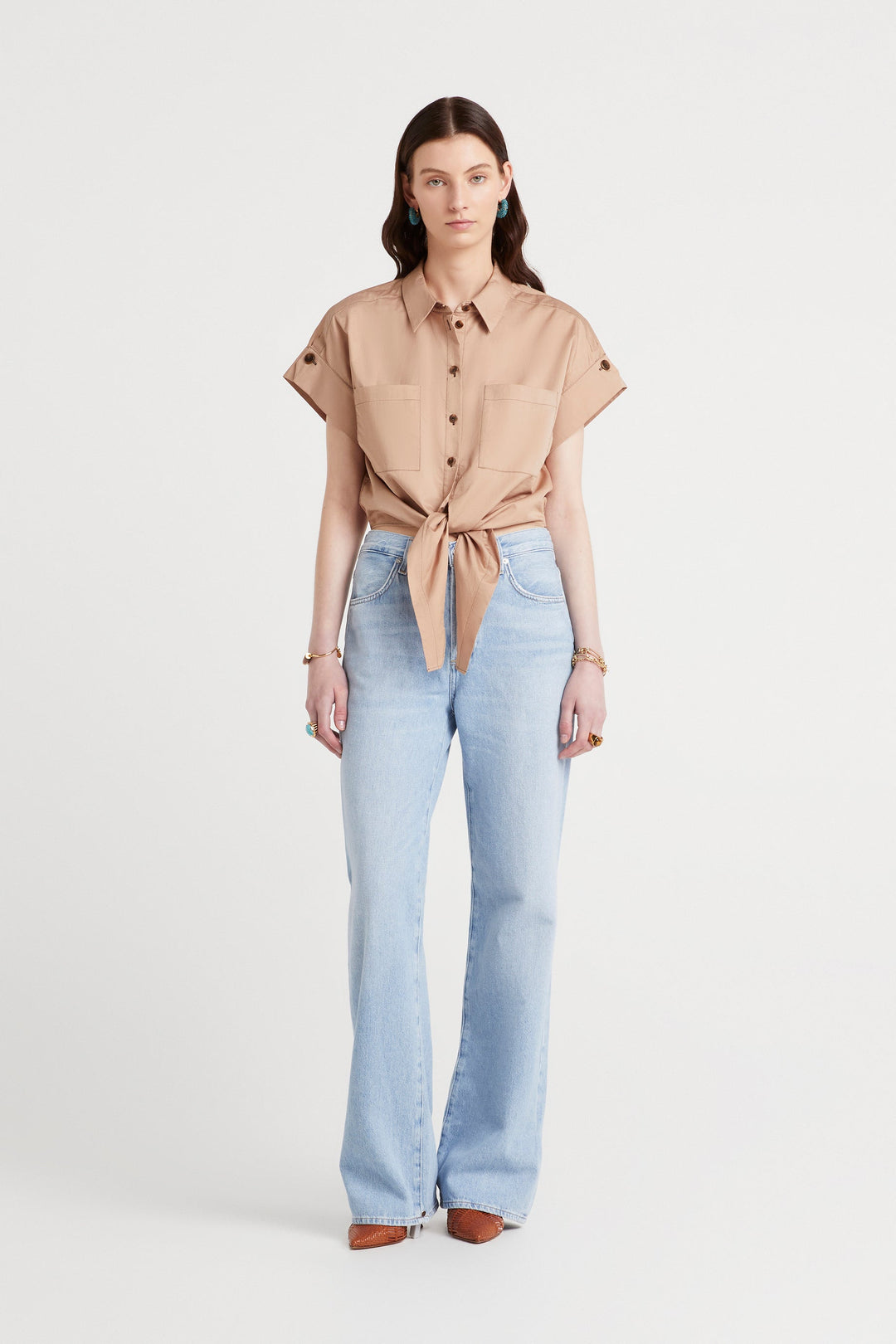 Husk Elodie Top - Camel