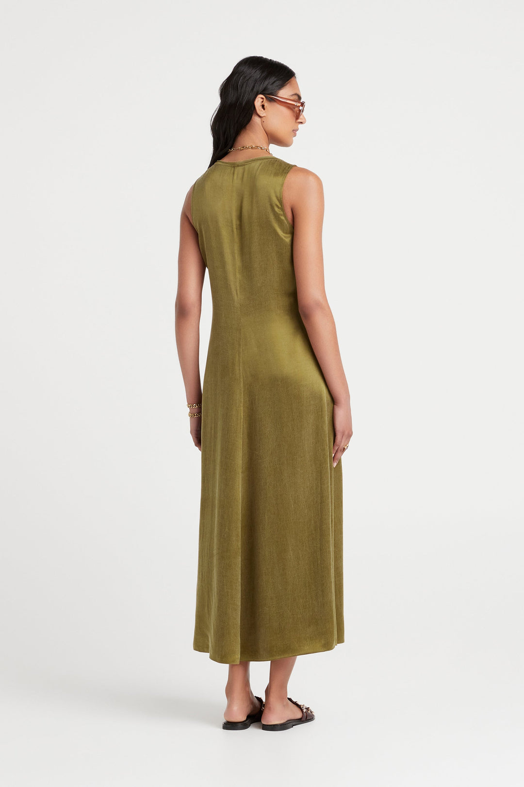 Husk Elora Dress - Olive