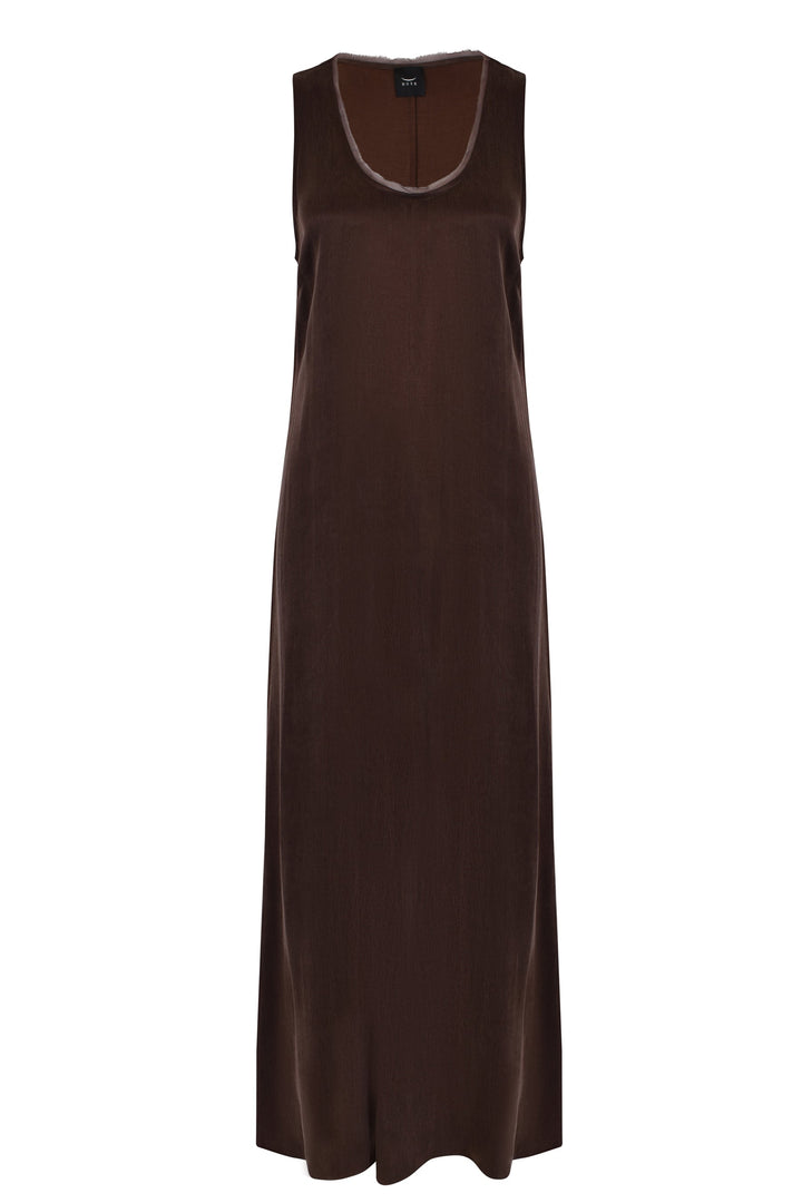 Husk Elora Dress - Chocolate