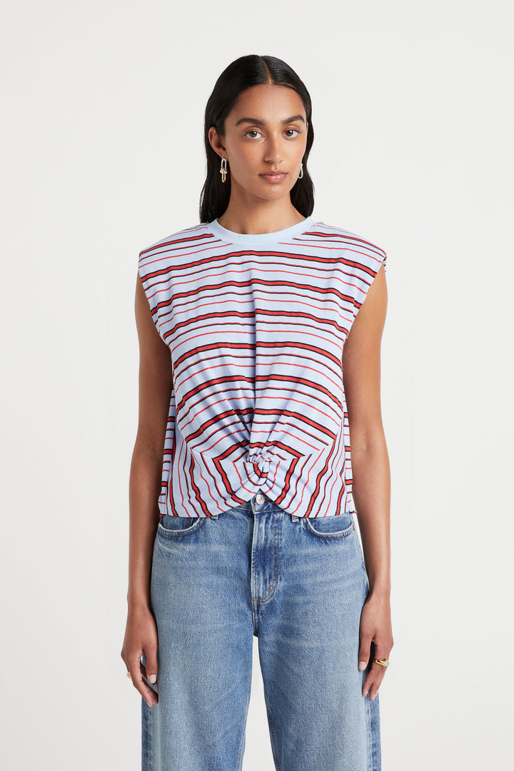 Husk Stripe Twist Tank