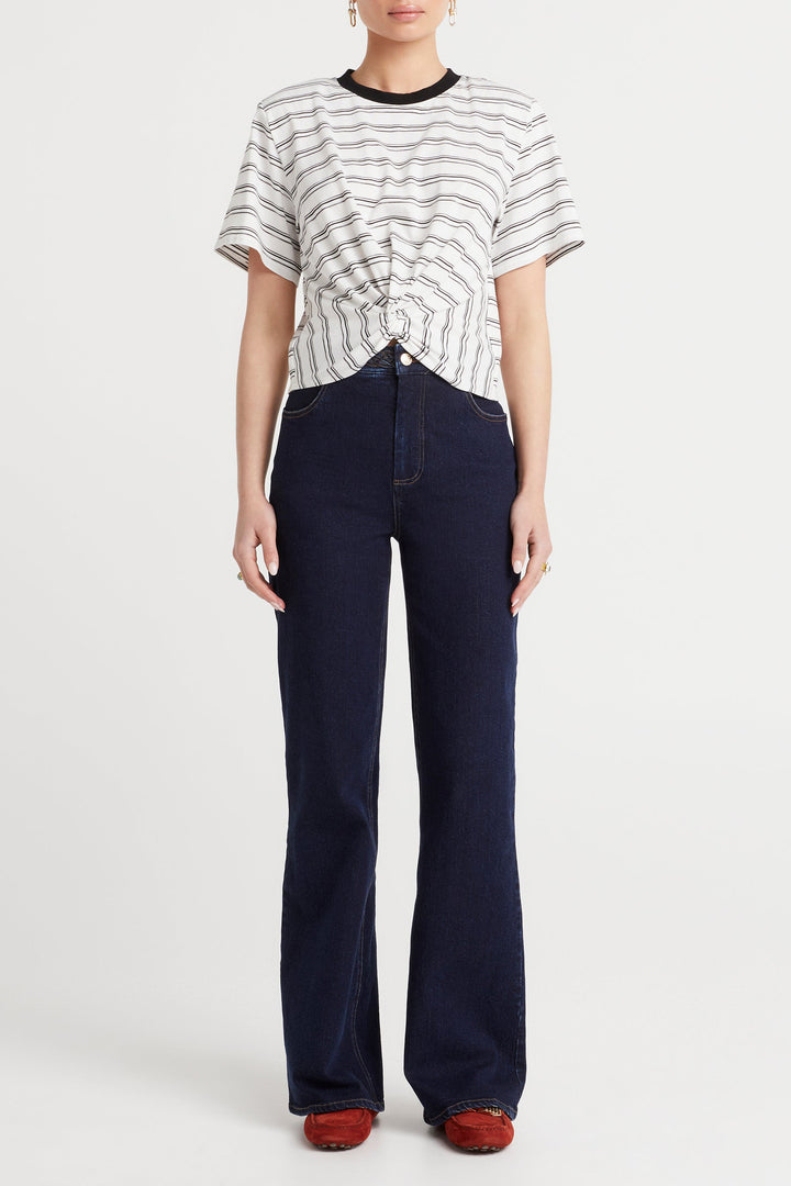 Husk Stripe Twist Tee