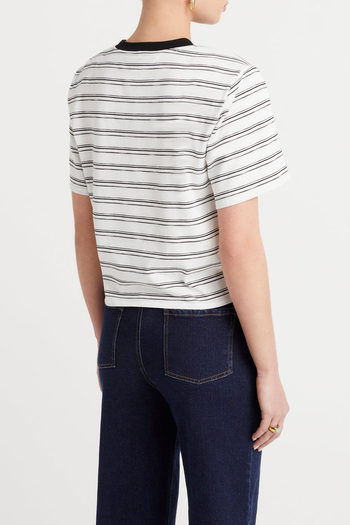 Husk Stripe Twist Tee