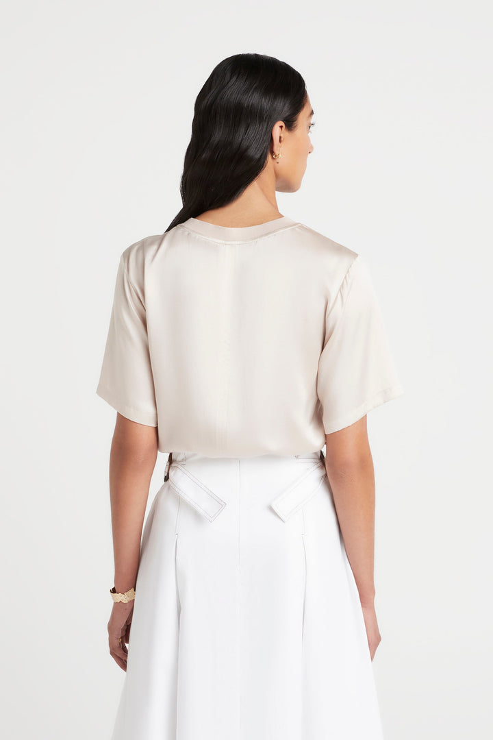 Husk Audrey Top - Stone