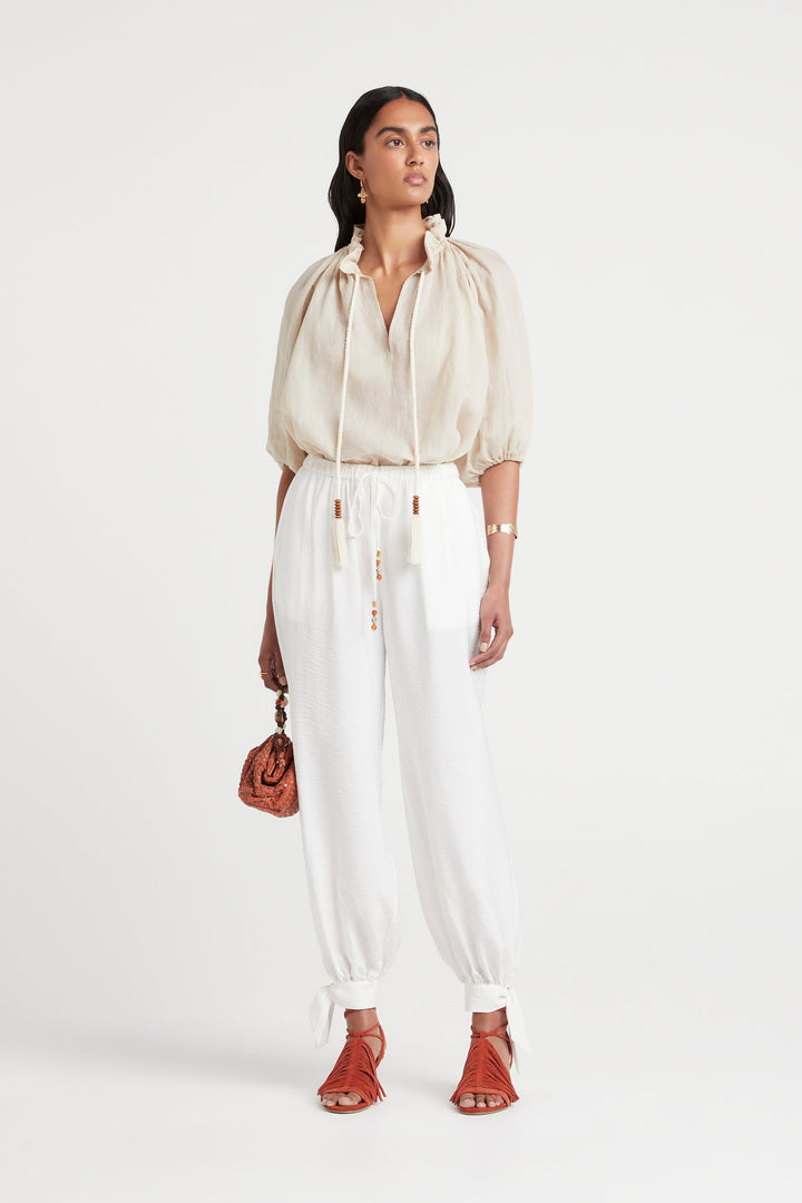 Husk Eden Pant - White