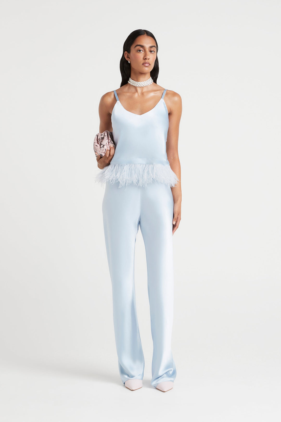 Husk Cecilia Cami - Pale Blue