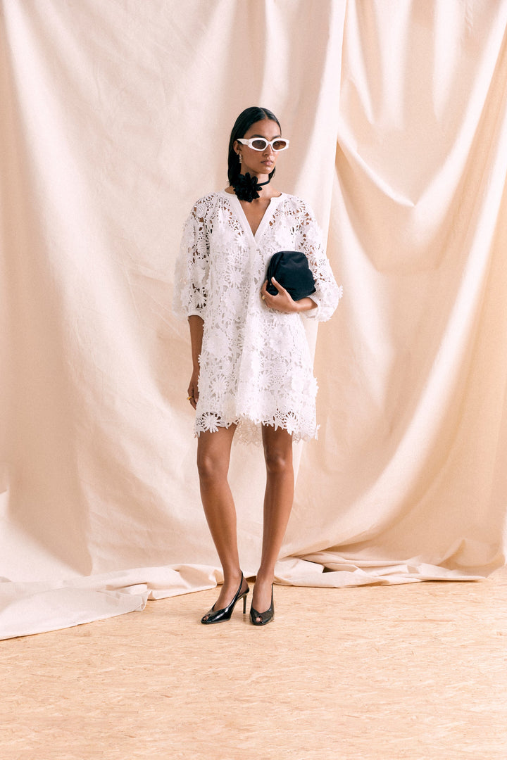 Husk Luna Mini Dress - White