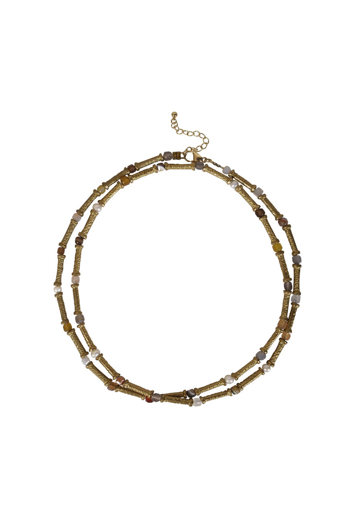 Husk x Alouette Design Zinnia Necklace